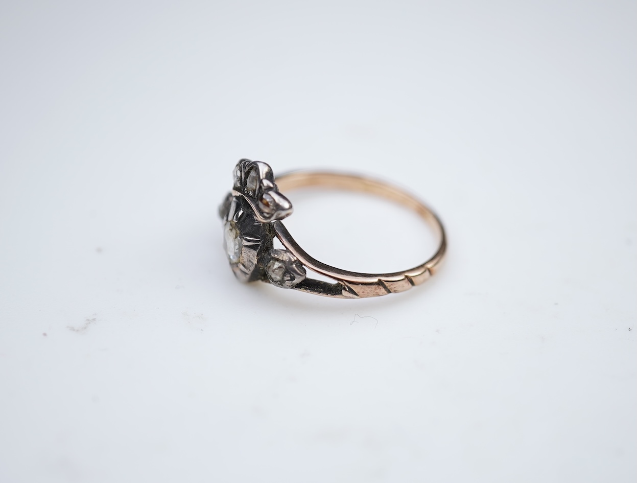 A diamond ring, 19th century
